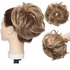 Messy Bun Hair Crunchie Heat-Resistant Synthetic Fiber Hair Scrunchie for Easy Updo and Secure Fit