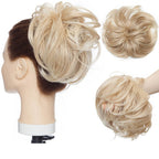 Messy Bun Hair Crunchie Heat-Resistant Synthetic Fiber Hair Scrunchie for Easy Updo and Secure Fit