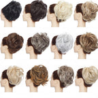Messy Bun Hair Crunchie Heat-Resistant Synthetic Fiber Hair Scrunchie for Easy Updo and Secure Fit