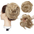 Messy Bun Hair Crunchie Heat-Resistant Synthetic Fiber Hair Scrunchie for Easy Updo and Secure Fit