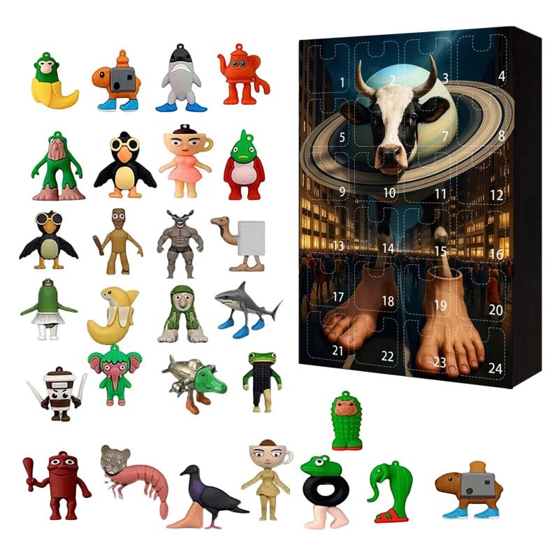 MINDPOP 2025 Internet Culture Advent Calendar 24 Meme-Inspired Collectible Toys