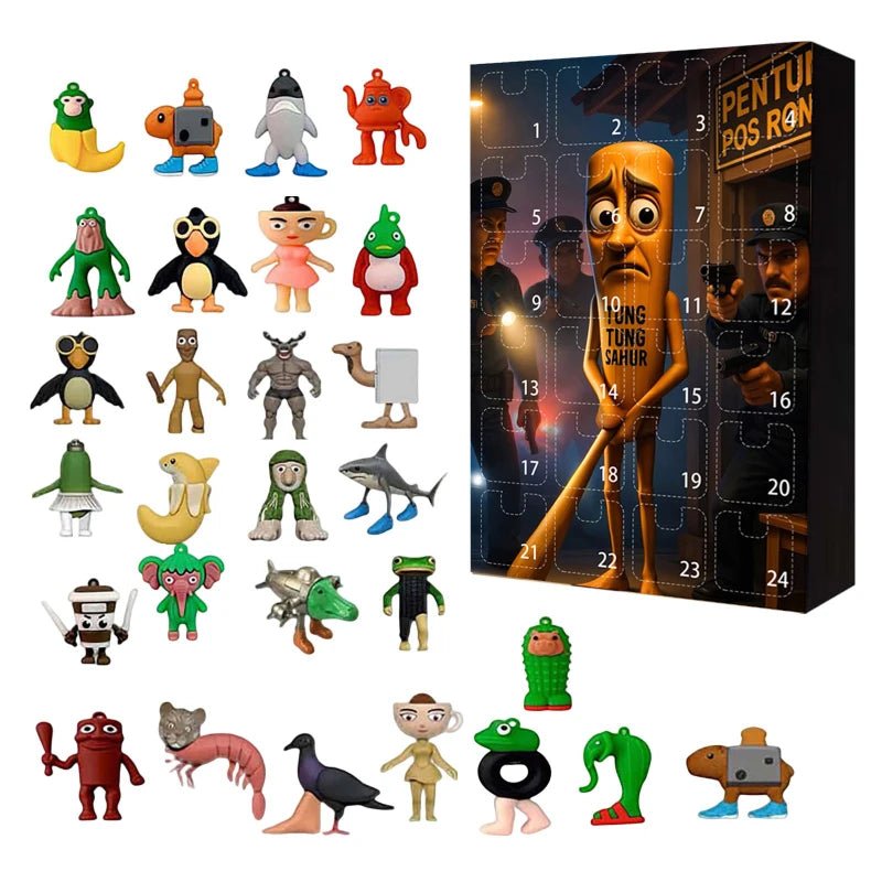 MINDPOP 2025 Internet Culture Advent Calendar 24 Meme-Inspired Collectible Toys