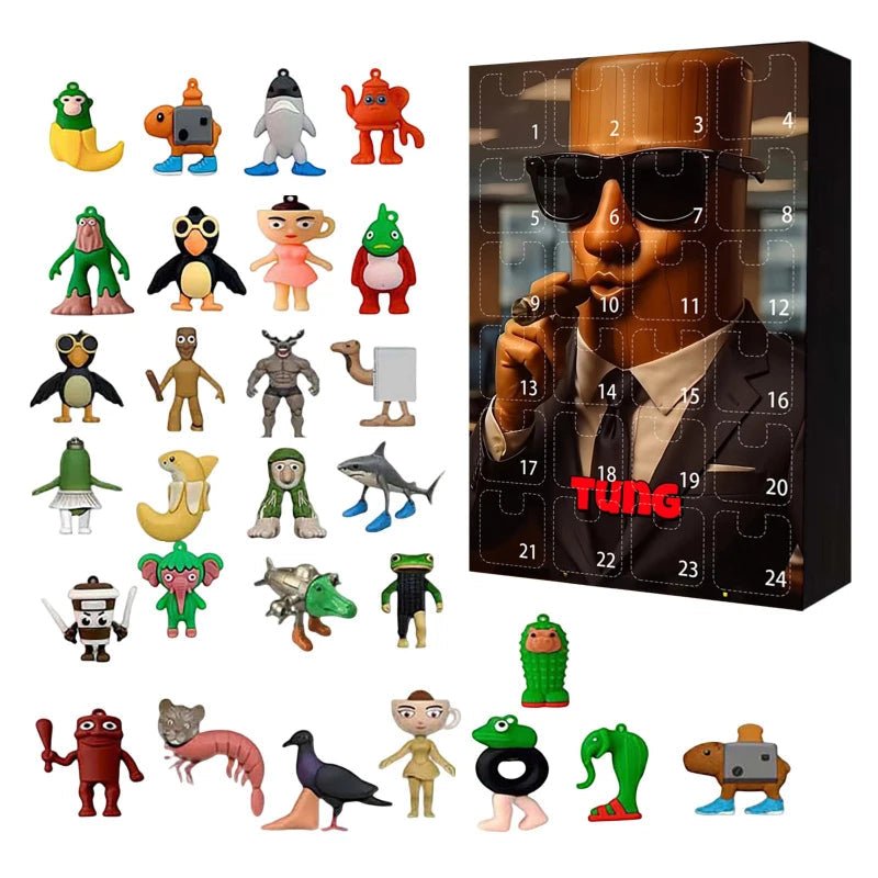 MINDPOP 2025 Internet Culture Advent Calendar 24 Meme-Inspired Collectible Toys