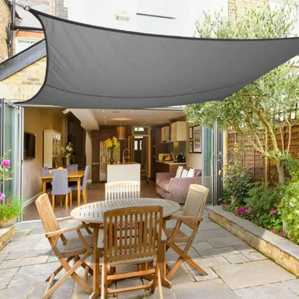 Outdoor Sun and Rain Cover Polyester Weather-Resistant Patio Balcony Shade Multicolor Various Sizes
