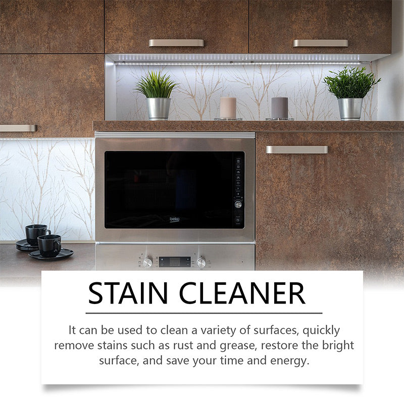 Gel Mold and Stain Cleaner Gel with Brush 3.4 oz for Bathroom Tiles Grout and Surfaces
