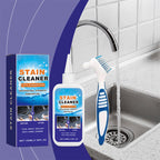 Gel Mold and Stain Cleaner Gel with Brush 3.4 oz for Bathroom Tiles Grout and Surfaces