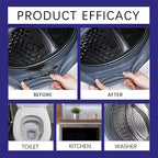 Gel Mold and Stain Cleaner Gel with Brush 3.4 oz for Bathroom Tiles Grout and Surfaces