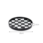 Harrow Monochrome Plastic Storage Tray Eco-Friendly Kitchen and Desk Organizer 30x7 cm