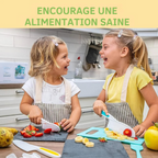 Children’s Safe Cooking Utensil Set 12-Piece Kids Kitchen Tools with Plastic Knives, Peeler, Cutting Board, and Cookie Cutters