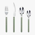 Harrow Bistro 24-Piece Cutlery Set Western Engraved Design Durable Dinnerware for 6