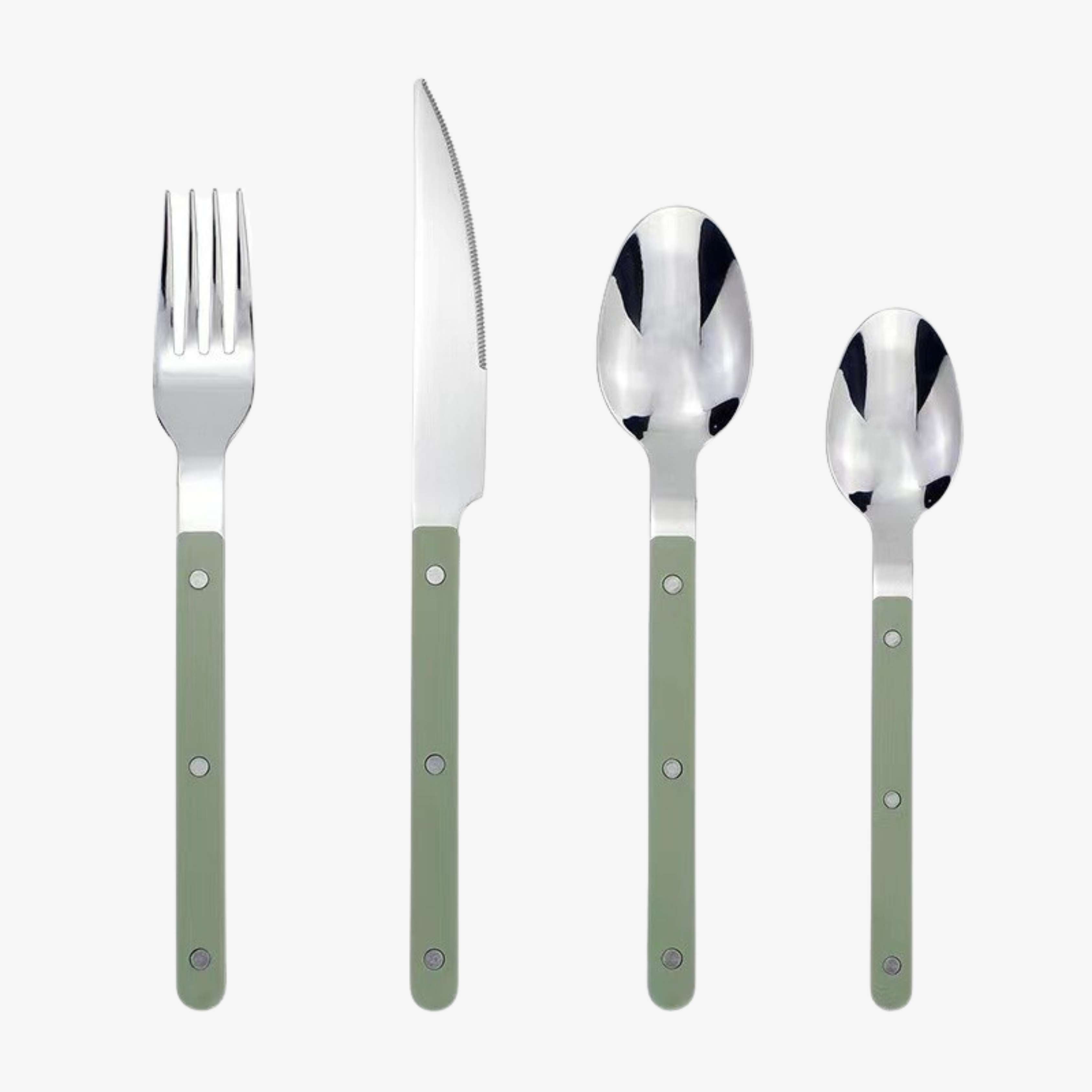 Harrow Bistro 24-Piece Cutlery Set Western Engraved Design Durable Dinnerware for 6
