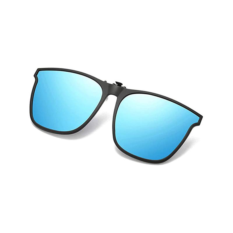 Polarized Flip-Up Clip-On Sunglasses Lightweight Magnesium Alloy UV400 TAC Lenses Black Blue Pink Silver