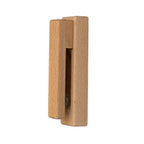 Harrow Nordic Wooden Towel Holder Wall Hooks with Glass Ball Rolling Grip Beech Walnut Oak