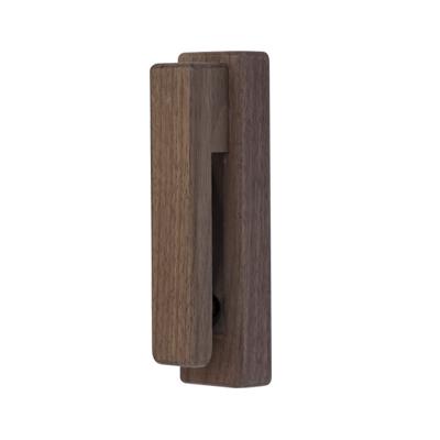 Harrow Nordic Wooden Towel Holder Wall Hooks with Glass Ball Rolling Grip Beech Walnut Oak