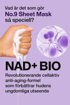 Numbuzin No.9 NAD+ Bio Lifting Serum and Sheet Mask Anti-Aging Skincare Set for Firmness and Radiance