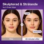 Numbuzin No.9 NAD+ Bio Lifting Serum and Sheet Mask Anti-Aging Skincare Set for Firmness and Radiance