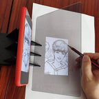 Optical Drawing Board with Clear PMMA Lens Portable Art Projector Compatible with Smartphones and Tablets 18x10 cm