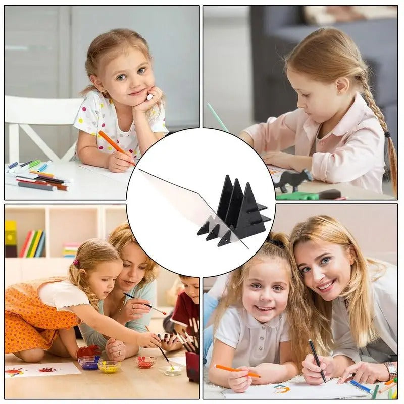 Optical Drawing Board with Clear PMMA Lens Portable Art Projector Compatible with Smartphones and Tablets 18x10 cm