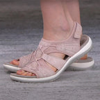 Orthopedic Walking Sandals for Women Adjustable Straps Arch Support Comfortable Footbed