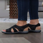 Orthopedic Walking Sandals for Women Adjustable Straps Arch Support Comfortable Footbed