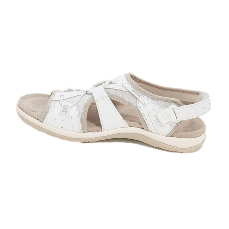Orthopedic Walking Sandals for Women Adjustable Straps Arch Support Comfortable Footbed