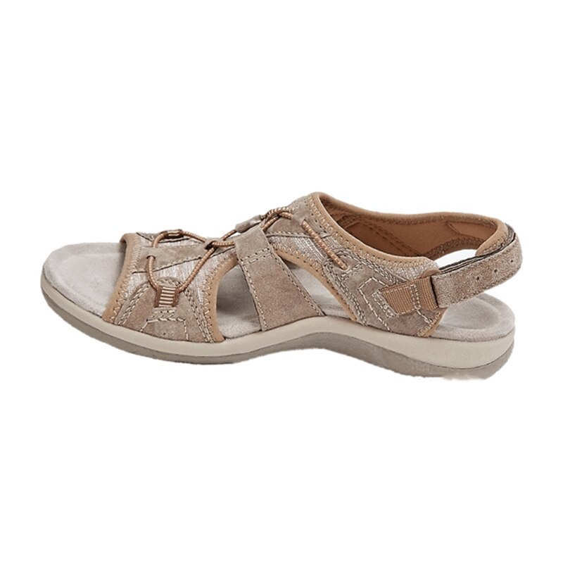 Orthopedic Walking Sandals for Women Adjustable Straps Arch Support Comfortable Footbed
