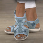 Orthopedic Walking Sandals for Women Adjustable Straps Arch Support Comfortable Footbed