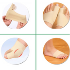 Orthotics for Hallux Valgus with Polymer Gel Pain Relief Sleeve for Toe Realignment and Bunion Correction