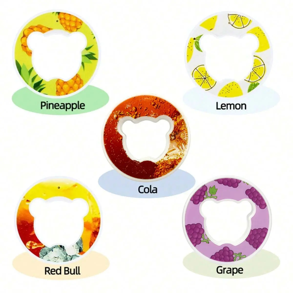 Pack of 5 Air Up Pods Flavored Water Bottle Refills Compatible with All Air Up Bottles