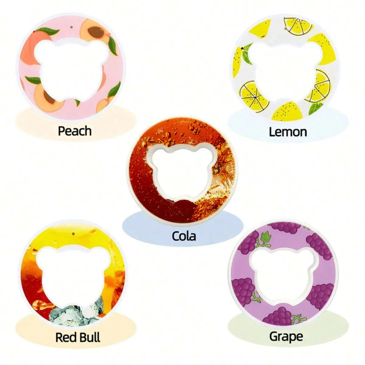 Pack of 5 Air Up Pods Flavored Water Bottle Refills Compatible with All Air Up Bottles