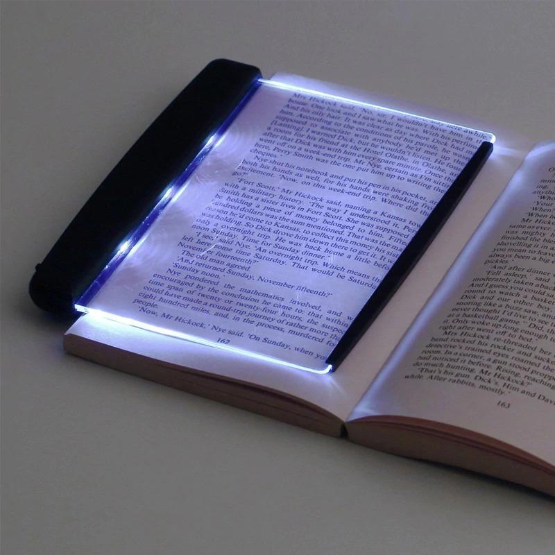 Rechargeable LED Book Light with Magnetic Cover Portable Soft Eye-Friendly Reading Lamp