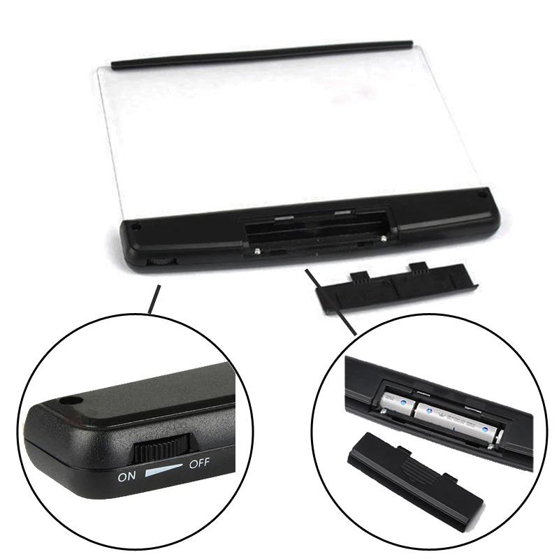 Rechargeable LED Book Light with Magnetic Cover Portable Soft Eye-Friendly Reading Lamp