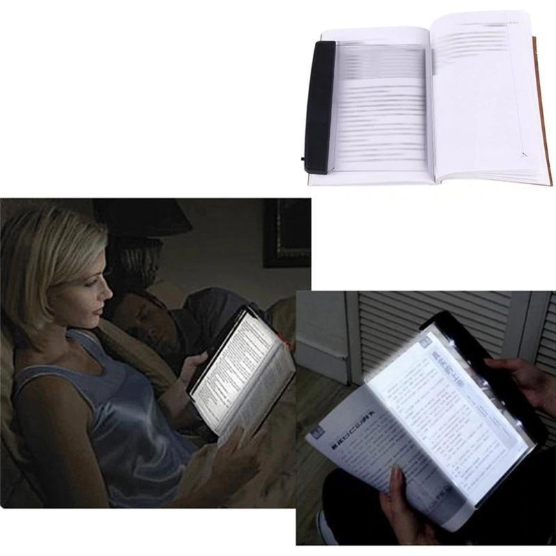 Rechargeable LED Book Light with Magnetic Cover Portable Soft Eye-Friendly Reading Lamp