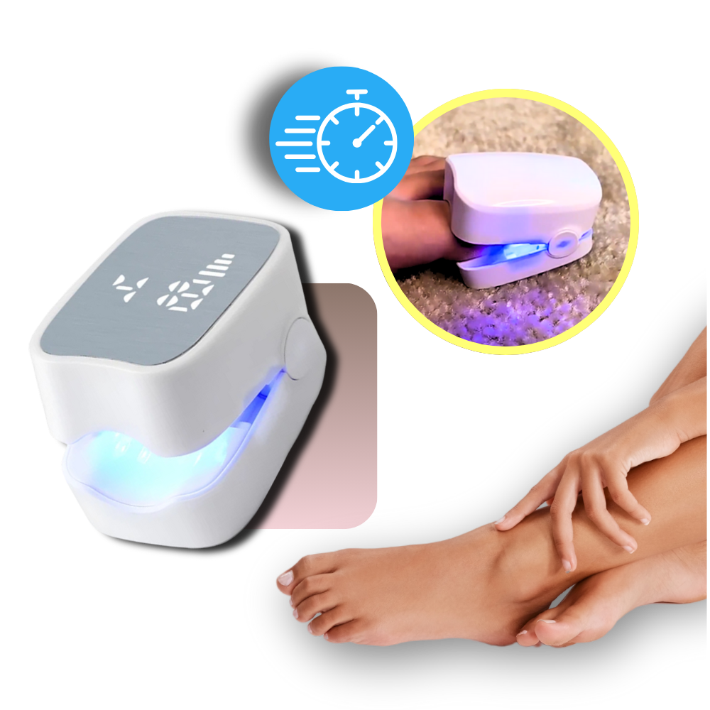 Laser Nail Fungus Treatment Device Dual Laser Technology Portable Handheld 7-Minute Sessions