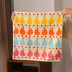 Harrow Soft Organic Cotton Children's Face Towel Pear Motif Machine Washable