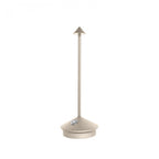 ClarityGlow Wireless LED Table Lamp Dimmable Rechargeable USB Water-Resistant Modern Design
