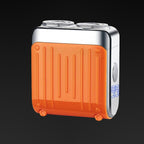 PreciShave Compact Electric Shaver Waterproof USB-C Rechargeable Precision Floating Blades Gray Orange