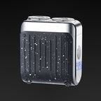 PreciShave Compact Electric Shaver Waterproof USB-C Rechargeable Precision Floating Blades Gray Orange