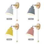 Collin Rotatable Wall Light with Pull Chain Switch Swivel Head Adjustable Lighting