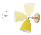 Collin Rotatable Wall Light with Pull Chain Switch Swivel Head Adjustable Lighting