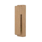 Harrow Nordic Wooden Towel Holder Wall Hooks with Glass Ball Rolling Grip Beech Walnut Oak