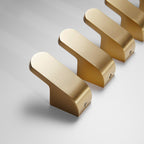 Harrow Lauren Golden Brass Wall Hook Modern Decorative Coat Rack 1, 3, or 5-Pack
