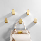 Harrow Lauren Golden Brass Wall Hook Modern Decorative Coat Rack 1, 3, or 5-Pack