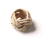 Braided Jute Napkin Rings Set of 10 Natural Handwoven Rustic Table Decor