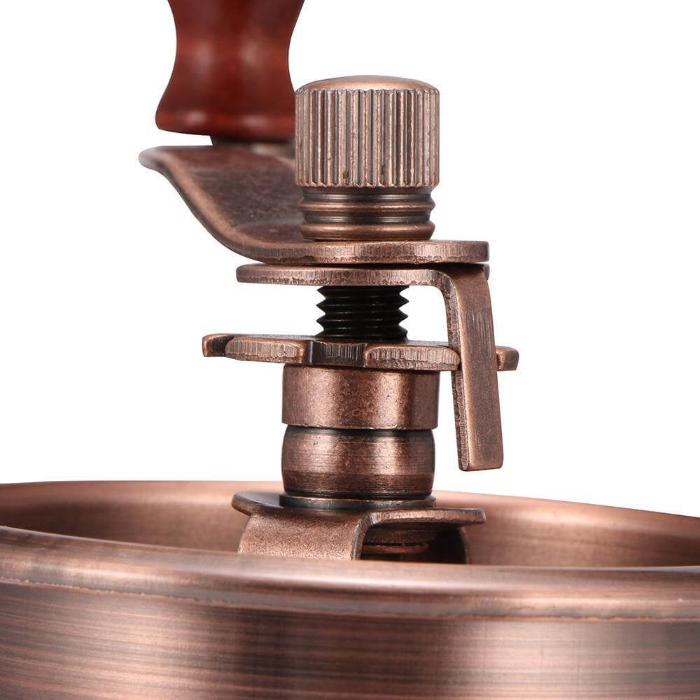 Wooden Manual Coffee Grinder Antique Style Hand Crank Coffee Bean Mill with Adjustable Grind