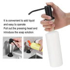 Countertop Soap Dispenser Stainless Steel and Plastic Easy Install for Kitchen and Bathroom Sink