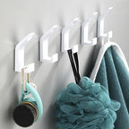 Aviro Aluminum Wall Hooks Black White Modern Decorative Coat Hooks Set of 3