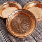 Harrow Copper Healing Plates Trio 9cm Antibacterial Metaphysical Properties Set