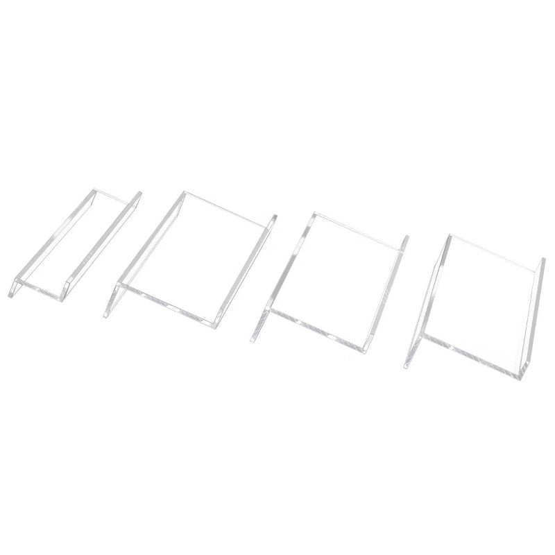 Acrylic Adjustable Multi-Tier Spice Drawer Organizer Clear Kitchen Storage Rack 1-4 Tiers