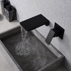 Harrow Modern Wall-Mounted Brass Water Tap Touchless Sensor Faucet Black Gold Chrome